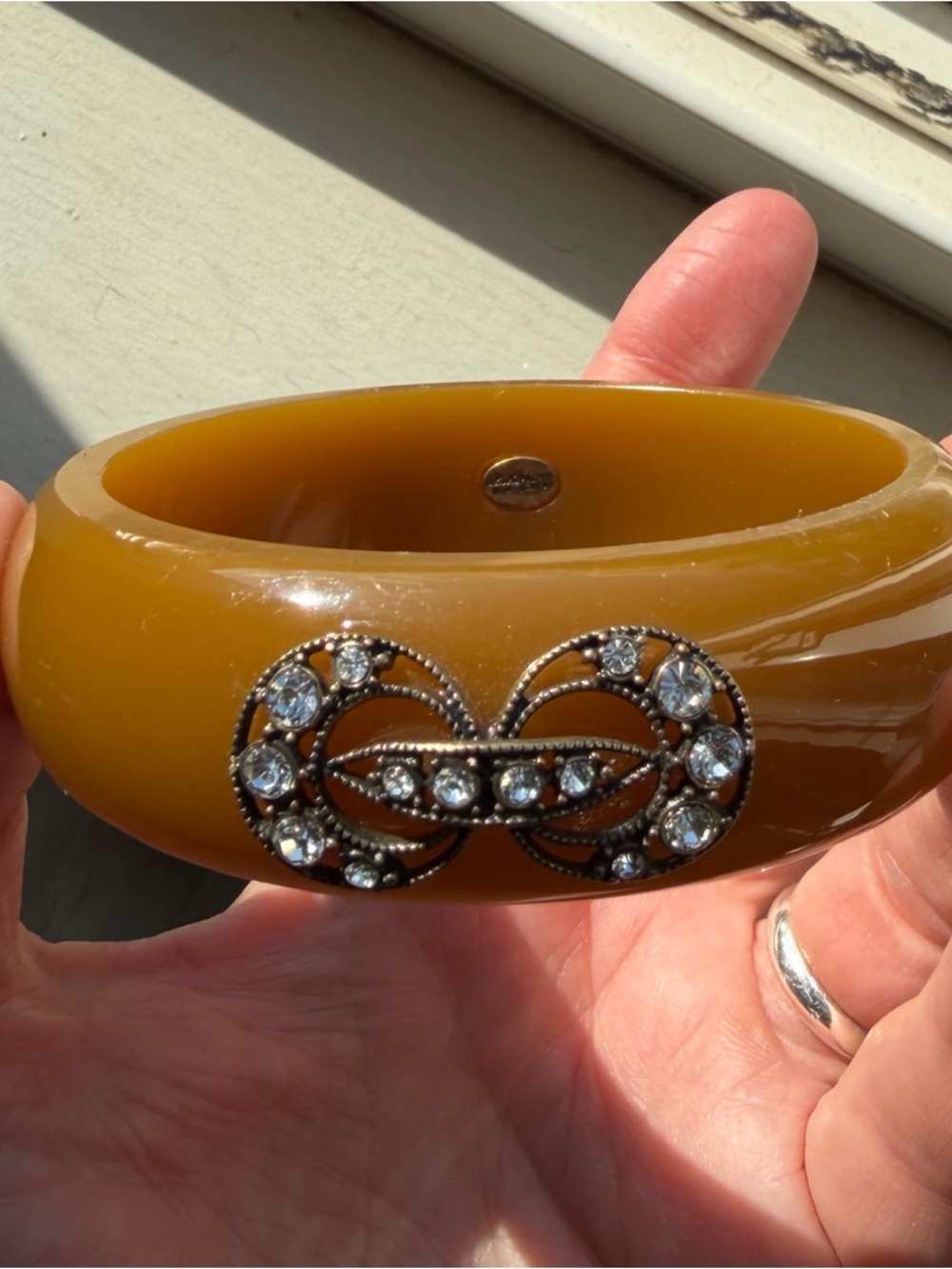 Art Deco bangle bracelet from Lulu Frost for J. Crew.